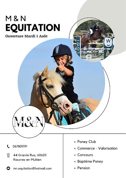 M&N Equitation; Centre Equestre, Centre Equestres à Rouvres-en-Multien
