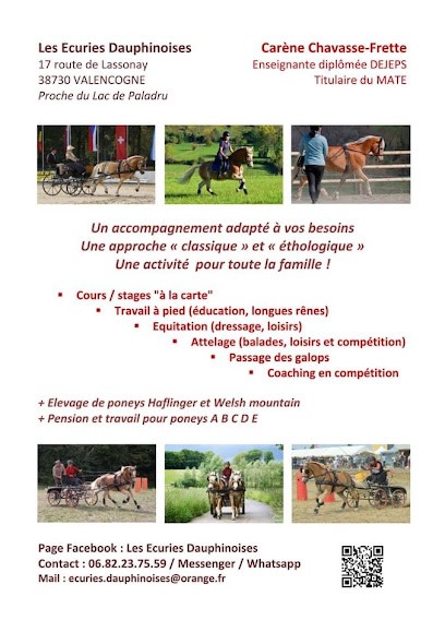 Les Écuries Dauphinoises, Centre Equestres à Valencogne